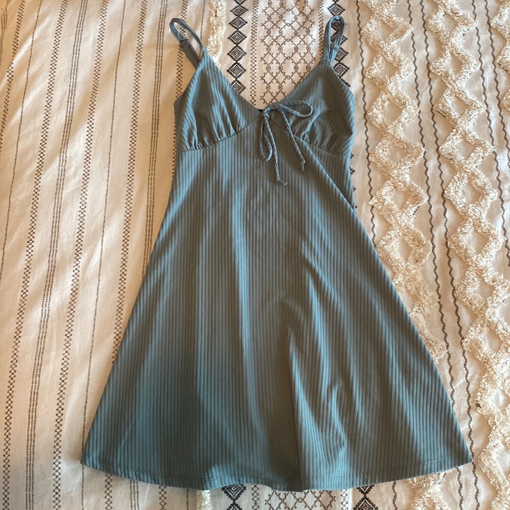 blue dress!
